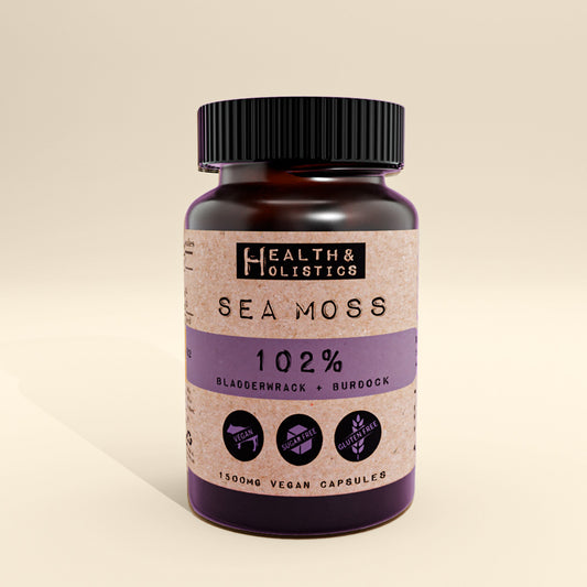 Sea Moss + Bladderwrack + Burdock Root Capsules (St. Lucia) (Genus Gracilaria)