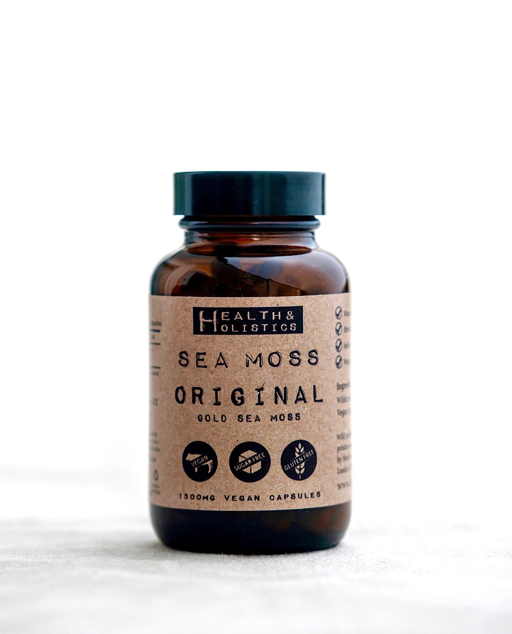 Original (Gold) Sea Moss Capsules (St. Lucia) (Genus Gracilaria)