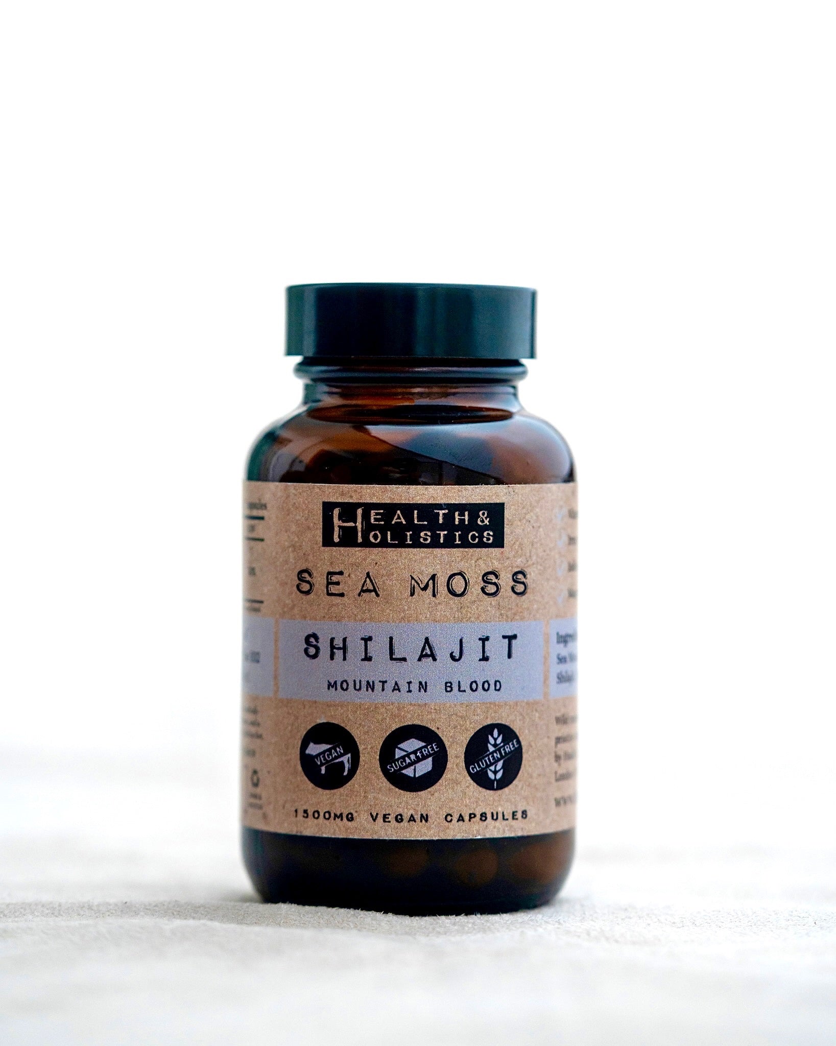 Sea Moss + Shilajit capsules (St. Lucia) (Genus Gracilaria)