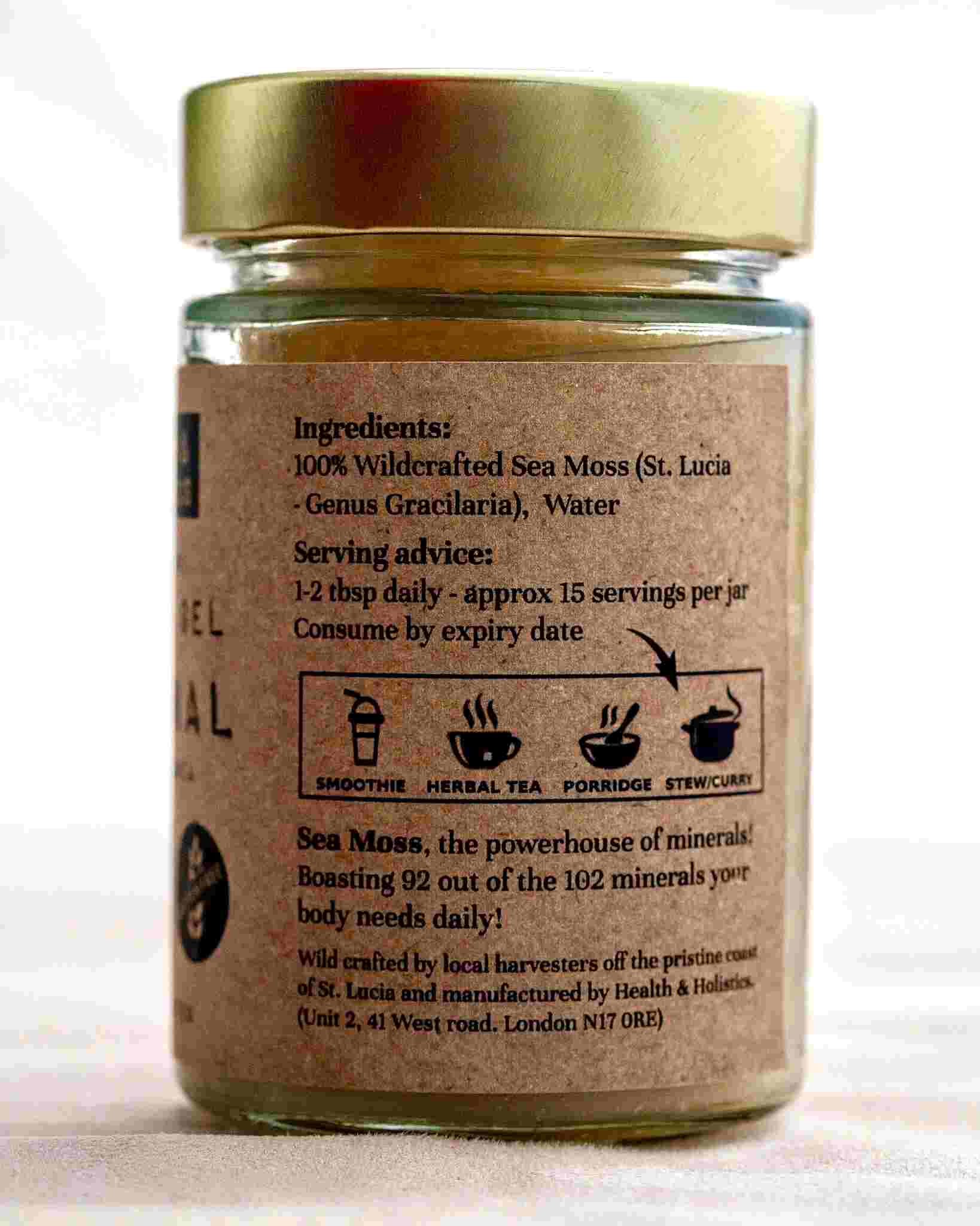 Original Sea Moss Gel - Wildcrafted from St. Lucia