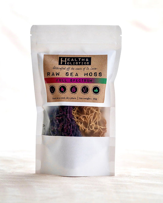 Raw Wildcrafted Full Spectrum Sea Moss (St. Lucia) (Genus Gracilaria)