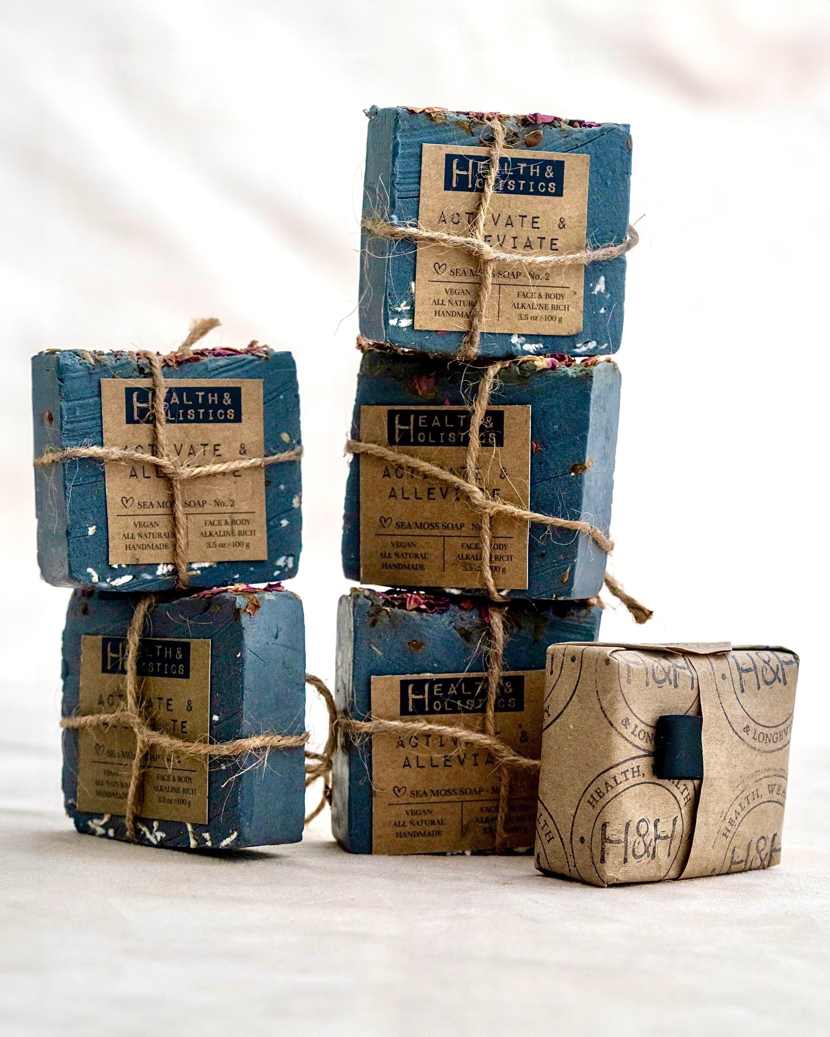 Sea Moss Soap - Activate & Alleviate (Charcoal)