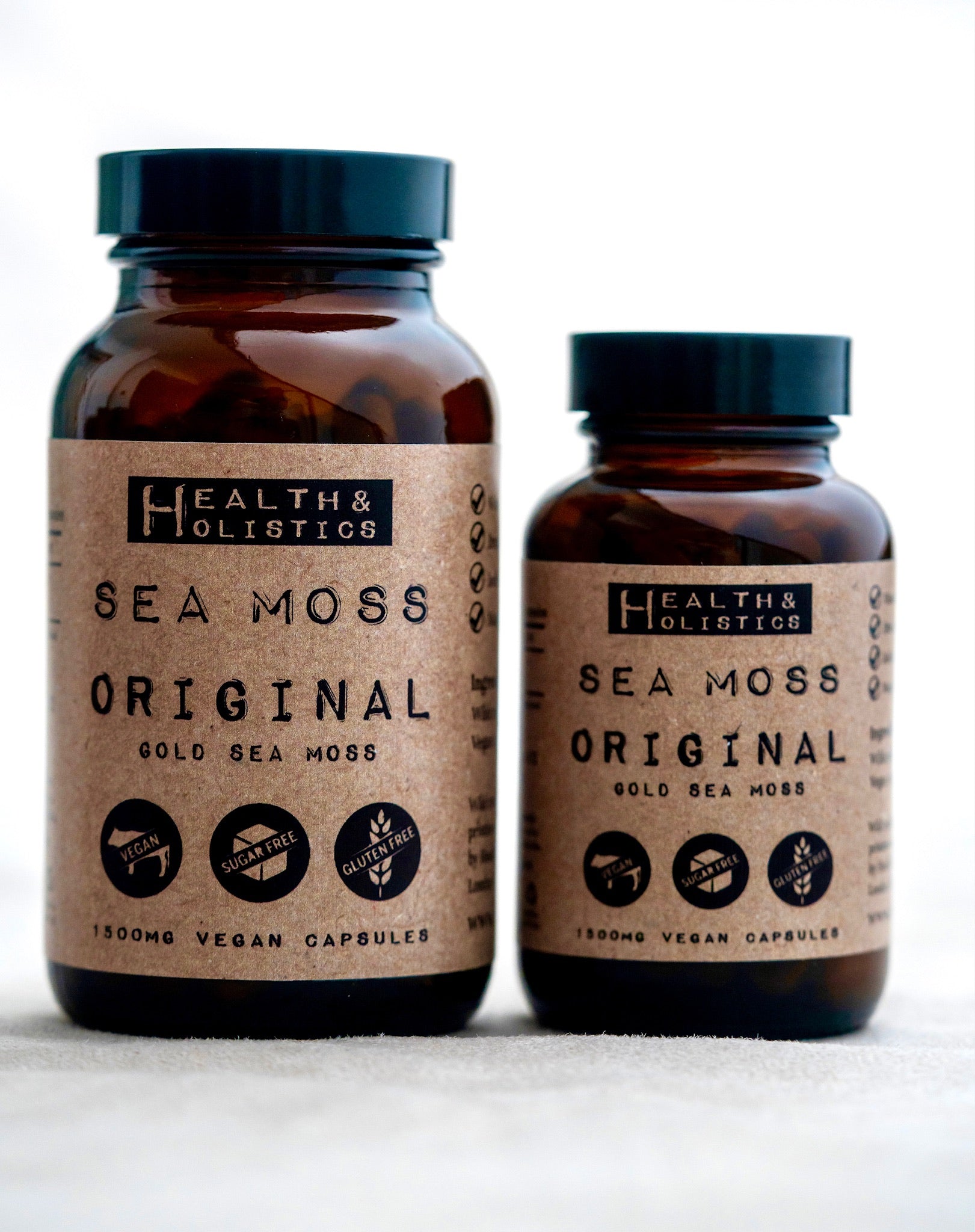 Original (Gold) Sea Moss Capsules (St. Lucia) (Genus Gracilaria)