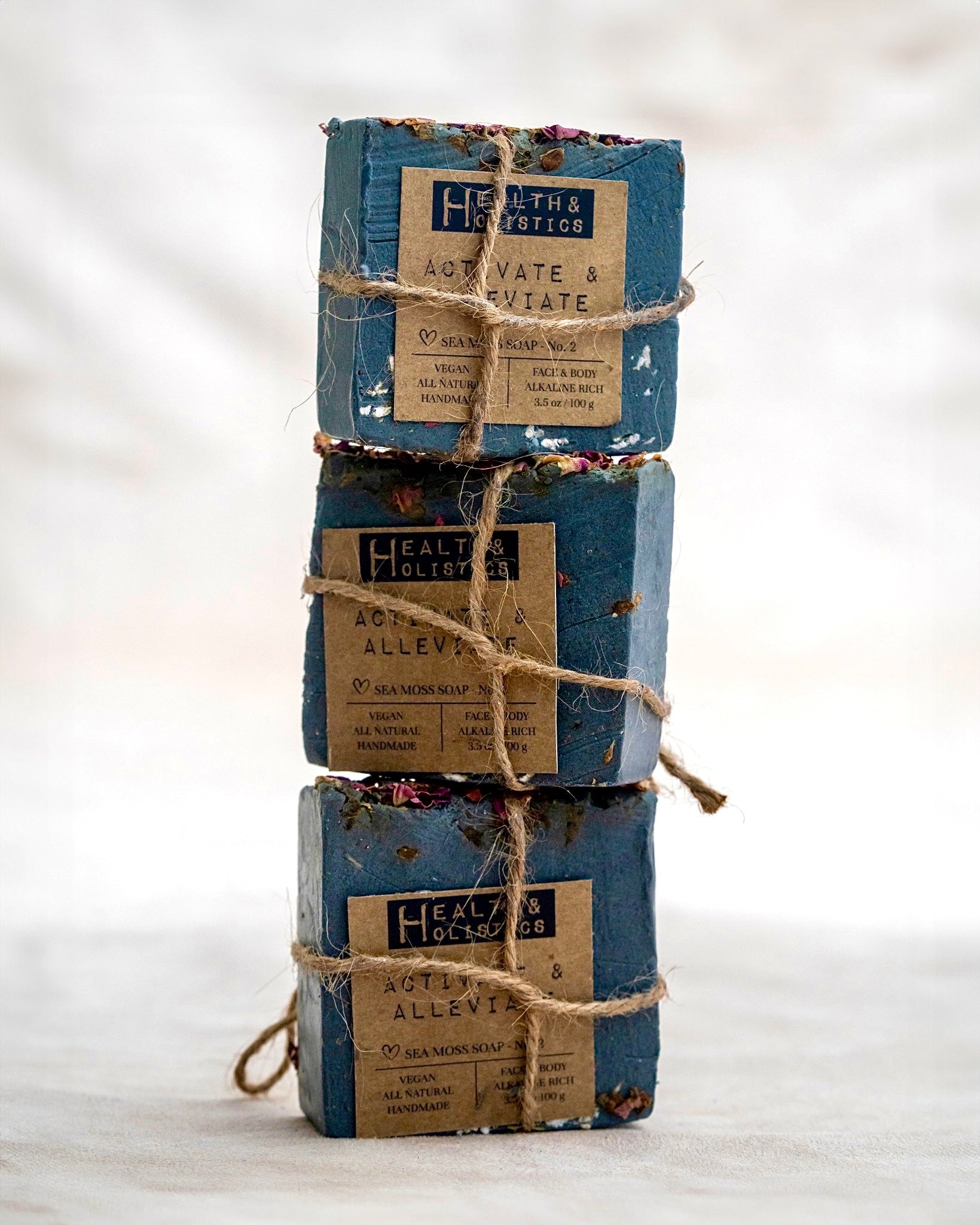 Sea Moss Soap - Activate & Alleviate (Charcoal)