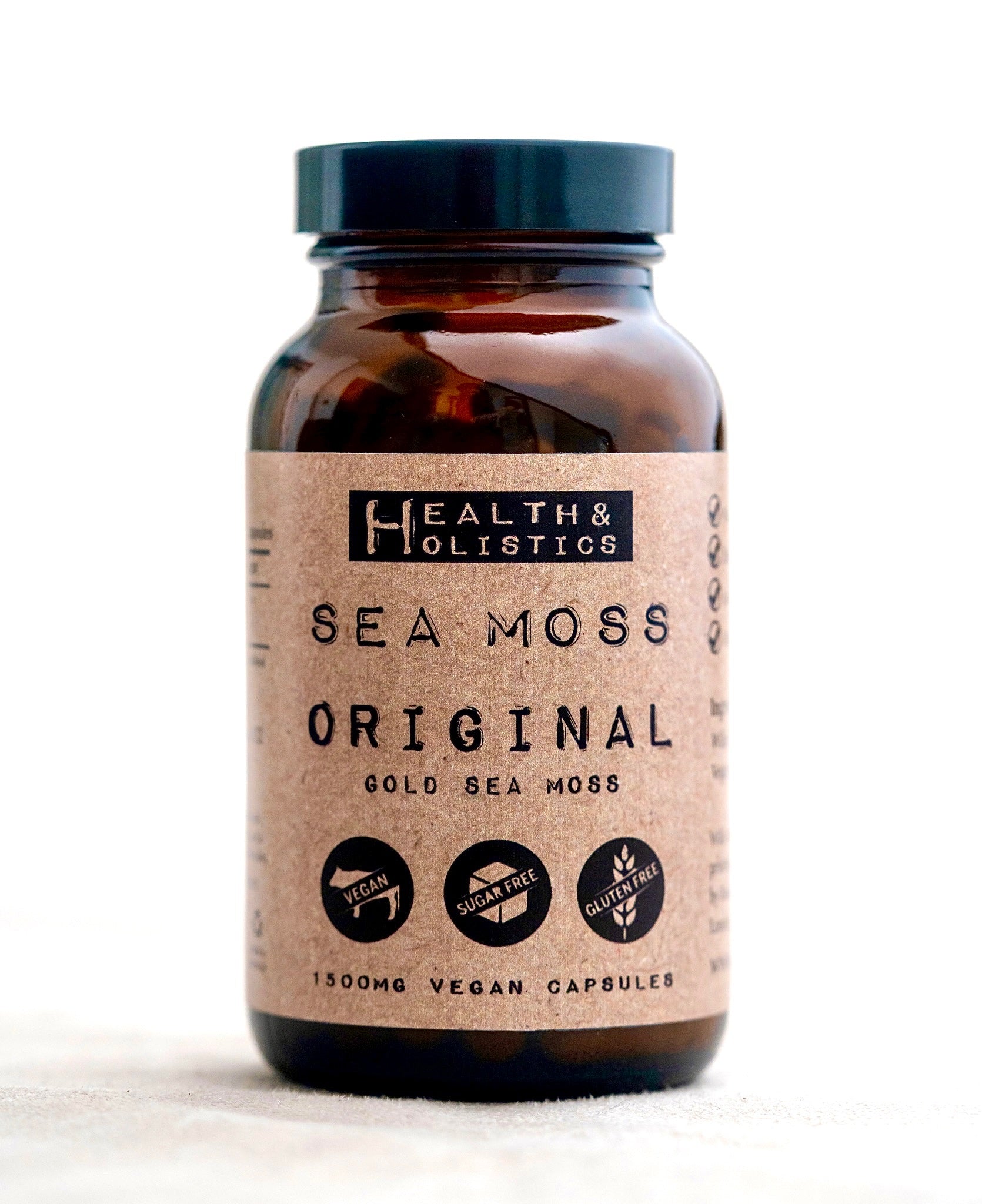 Original (Gold) Sea Moss Capsules (St. Lucia) (Genus Gracilaria)