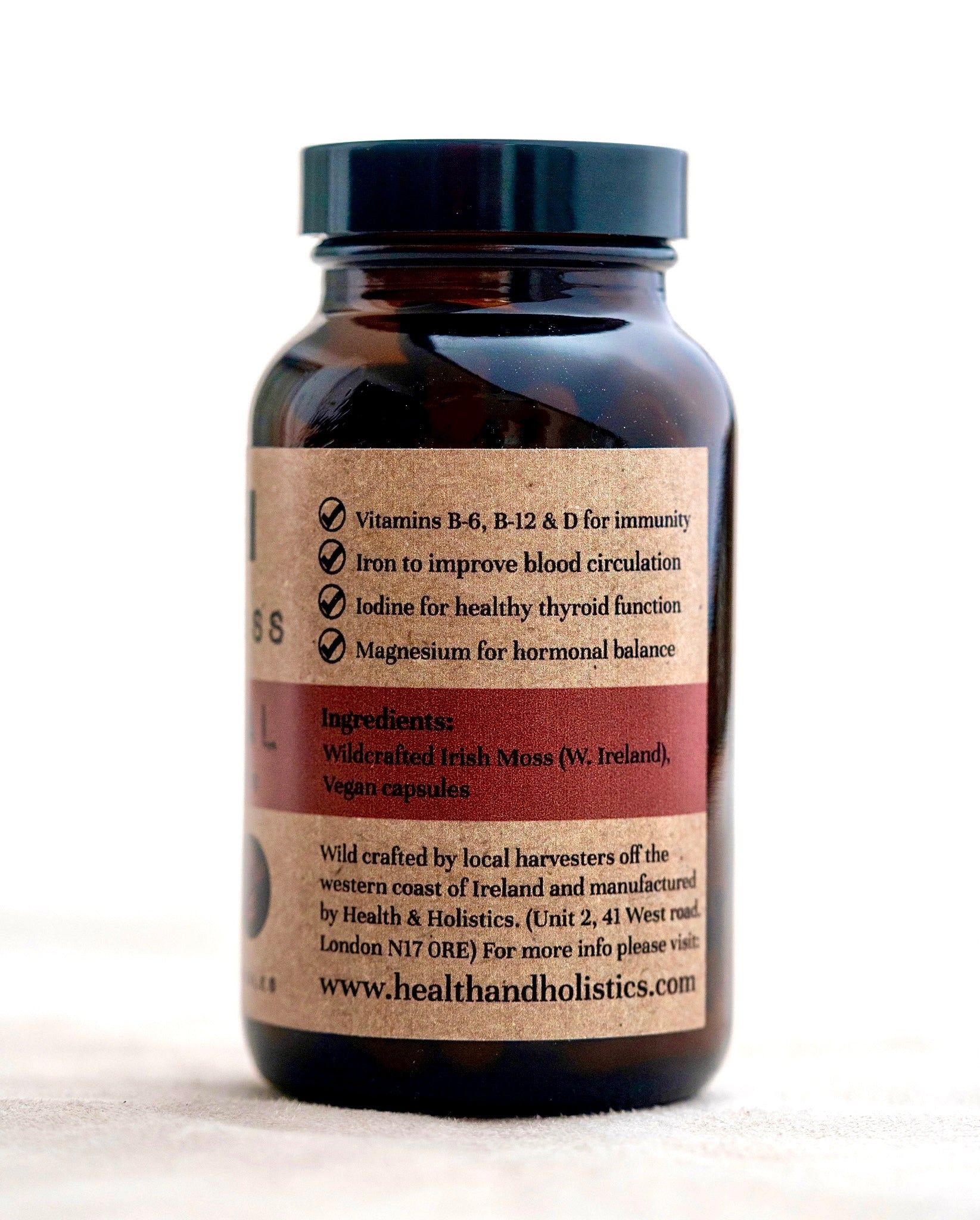 Irish Moss capsules (Ireland) (Chondrus Chrispus)