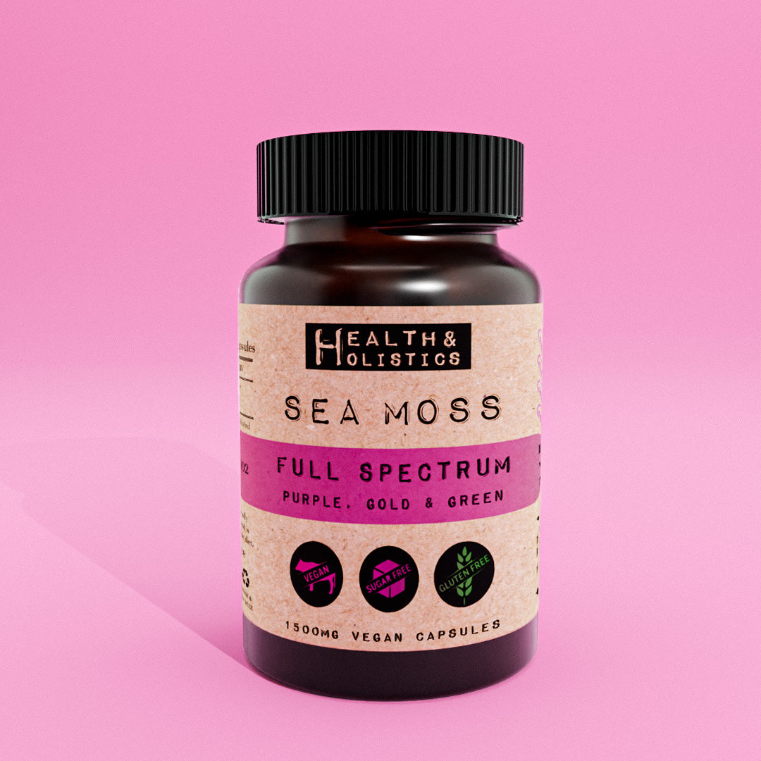 Full Spectrum Sea Moss Capsules (St. Lucia ) (Genus Gracilaria)