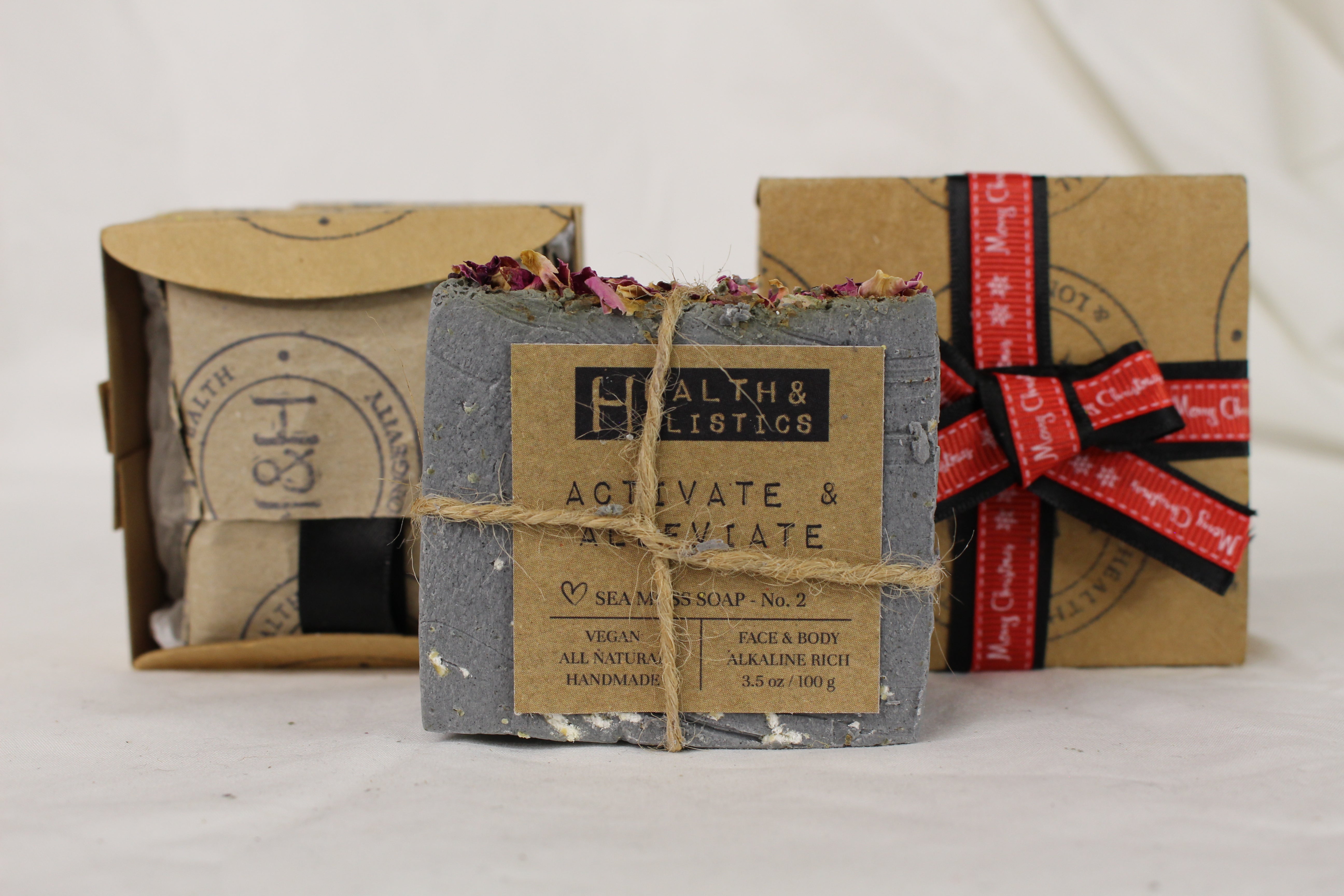 Sea Moss Soap - Activate & Alleviate (Charcoal)