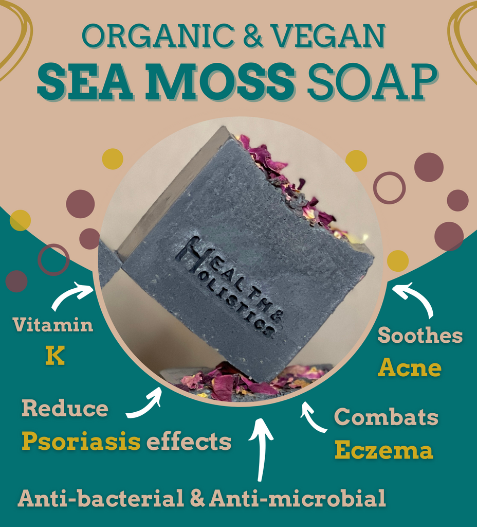 Sea Moss Soap - Activate & Alleviate (Charcoal) – Health & Holistics