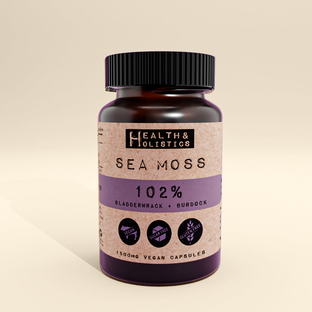 Sea Moss + Bladderwrack + Burdock Root Capsules (St. Lucia) (Genus Gracilaria)