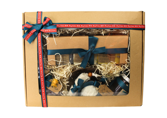 Winter "xmoss" hamper box - large