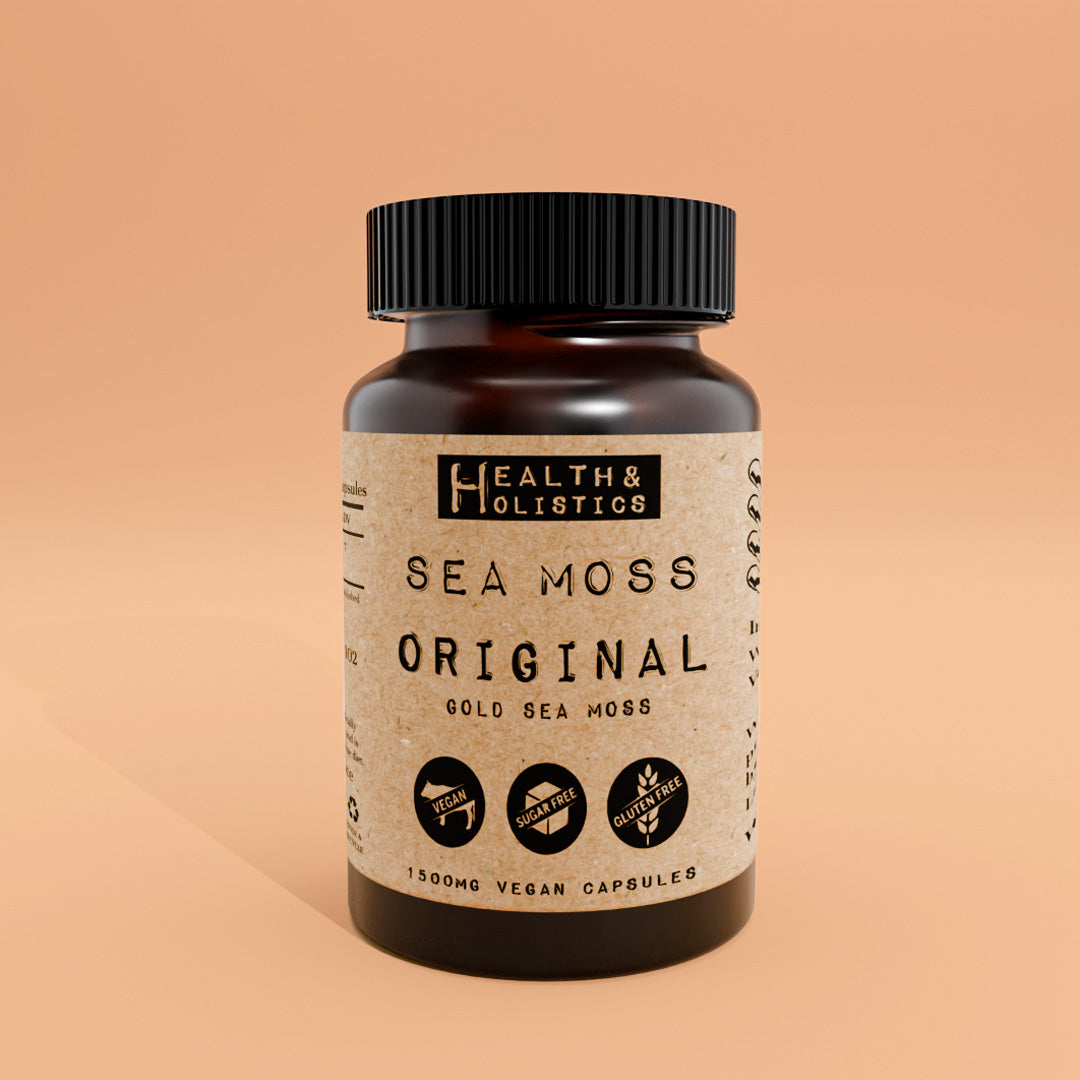 Original (Gold) Sea Moss Capsules (St. Lucia) (Genus Gracilaria)