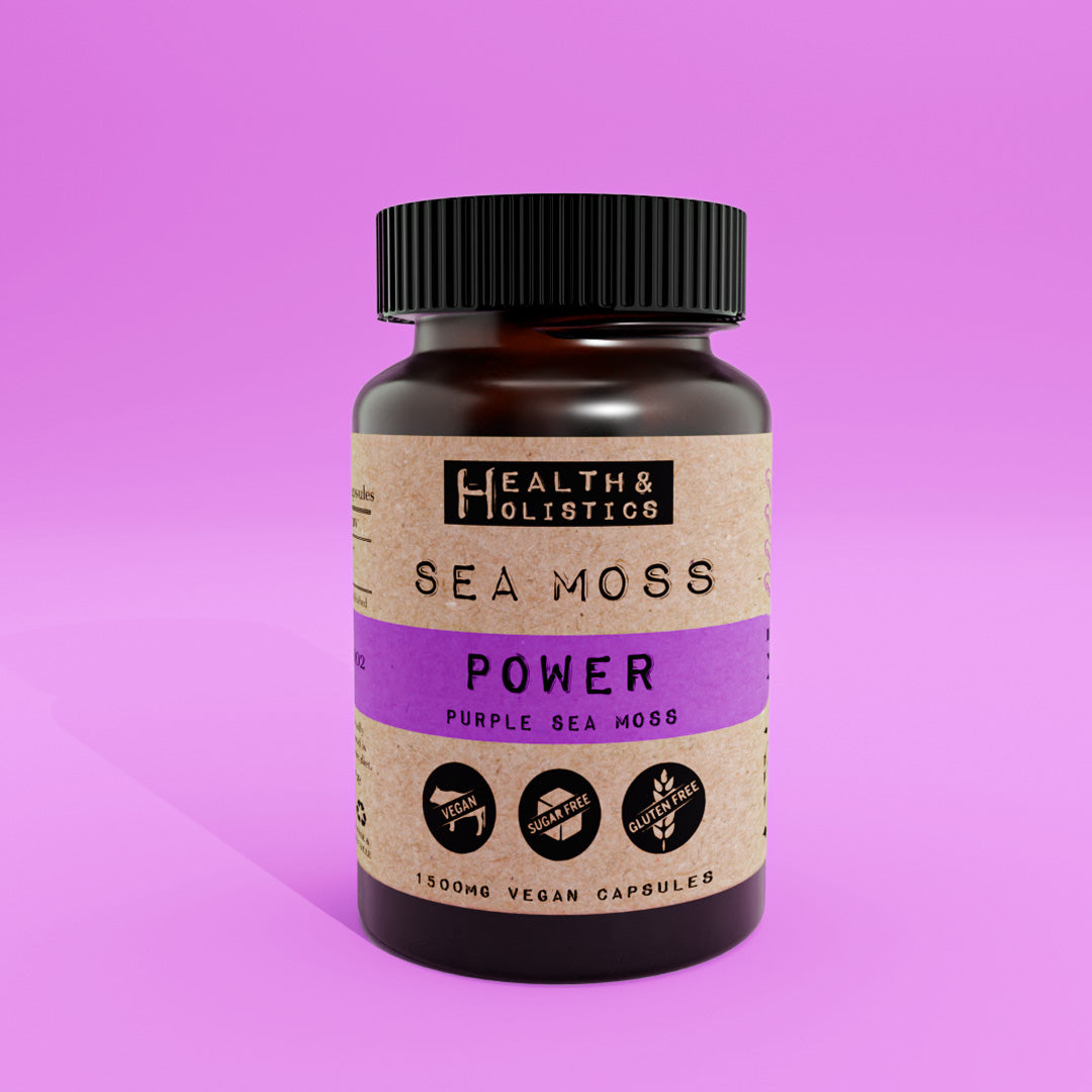 Purple Sea Moss Capsules (St. Lucia) (Genus Gracilaria)