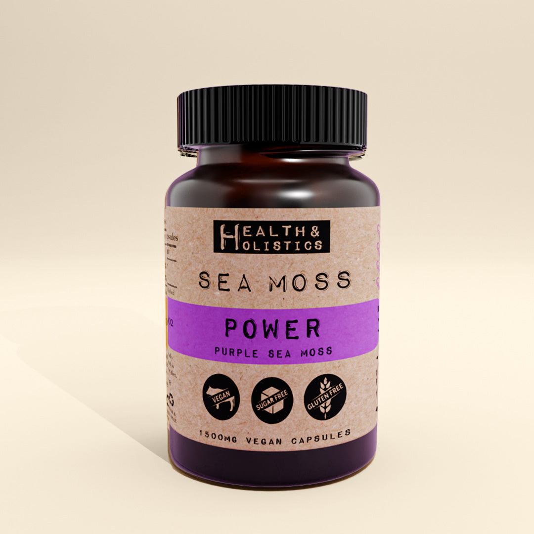 Purple Sea Moss Capsules (St. Lucia) (Genus Gracilaria)