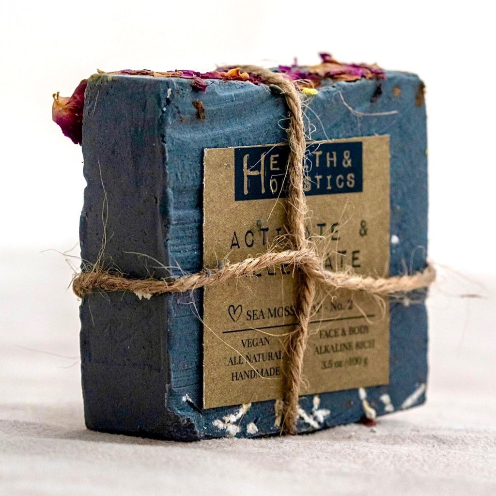 Sea Moss Soap - Activate & Alleviate (Charcoal)
