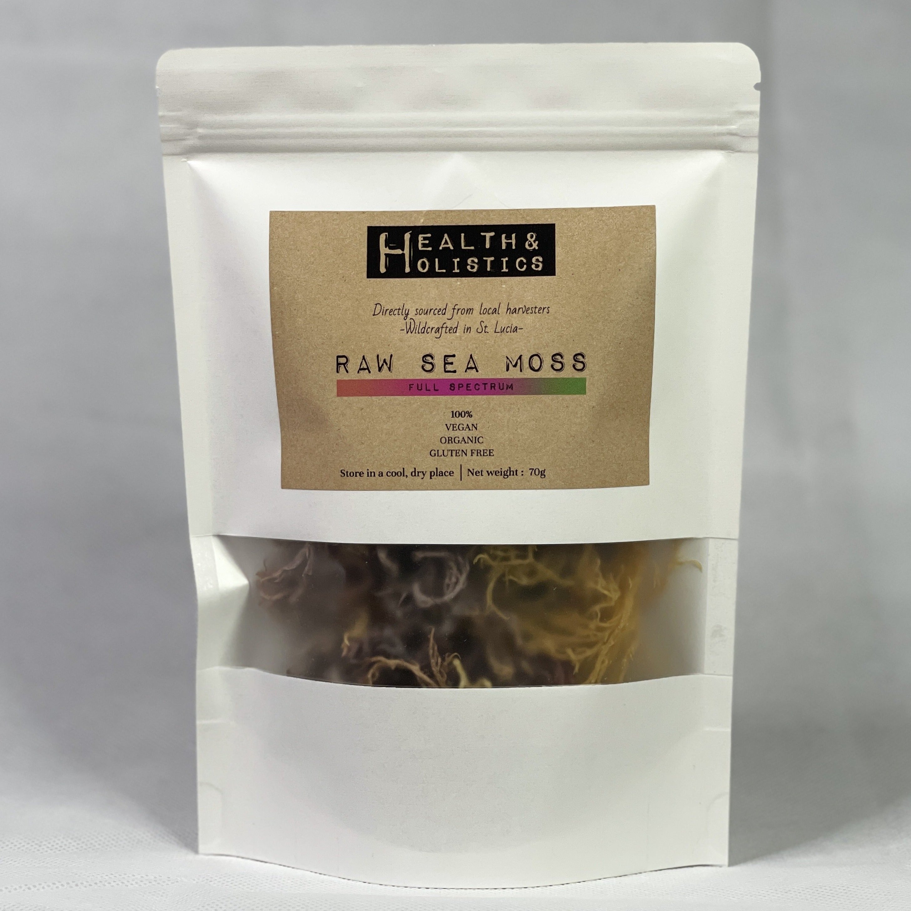 Raw Wildcrafted Full Spectrum Sea Moss (St. Lucia) (Genus Gracilaria)